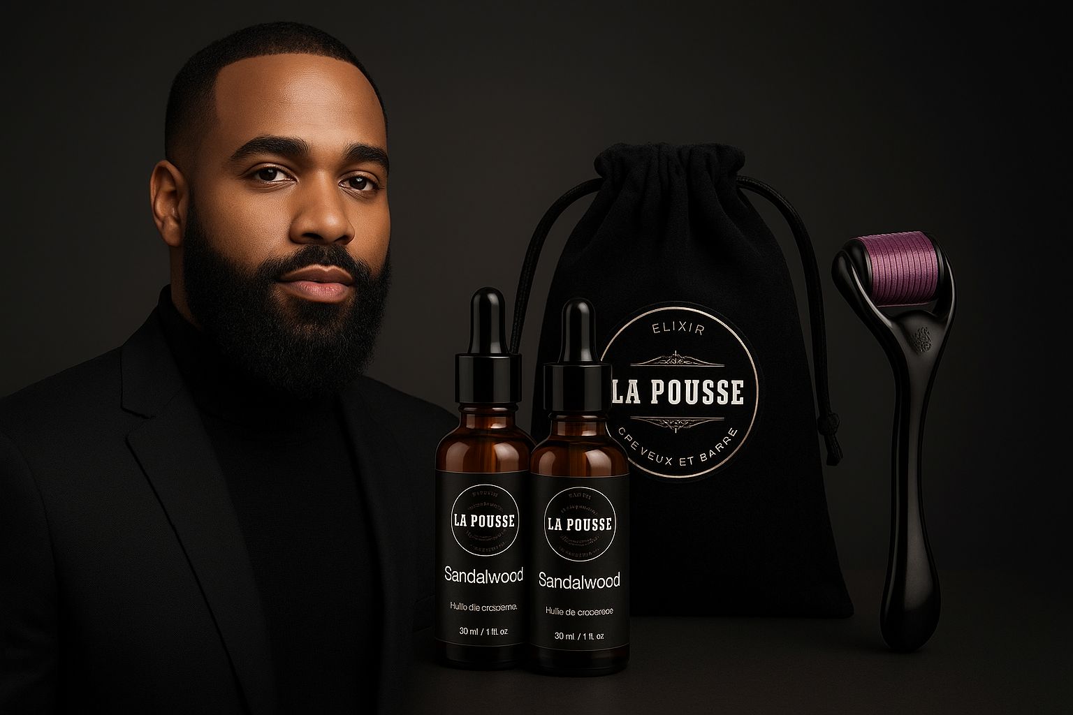 Kit de soin naturelle pour Barbe La Pousse